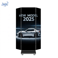 Écran d'affichage numérique LED portable pliable Jode Tri-fold GOB P1.8 P2.5 pour intérieur, totem publicitaire pour magasin