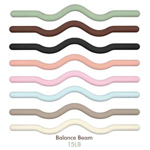Barra de Pesas Ergonómica de 15 Libras para Fisicoculturismo, Entrenamiento de Fuerza, Antideslizante, de Silicona, Color Chocolate, para Yoga y Pilates - Product Image 3