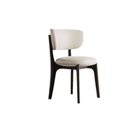 Mobilier moderne en bois massif salle à manger restaurant café chaises nordique rembourré tissu bois dossier incurvé chaise de salle à manger