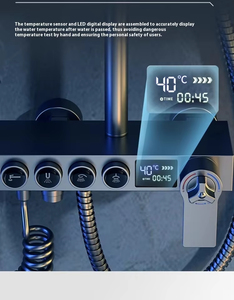 <span class=keywords><strong>Robinet</strong></span> thermostatique à température constante en laiton, pommeau <span class=keywords><strong>de</strong></span> douche simple 4 fonctions, design moderne, système <span class=keywords><strong>de</strong></span> douche mural pour salle <span class=keywords><strong>de</strong></span> bain - Product Image 6