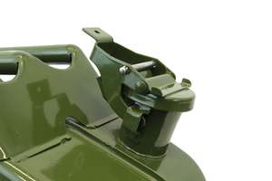 Auto profesional estándar verde acero 10L 20L acero gasolina tanque de combustible Gas Diesel gasolina Jerry Can - Product Image 5