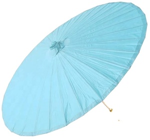 Sombrilla de Papel Estilo Chino/Japonés de 33 Pulgadas para Bodas, Protección Solar Personal, Artículo Promocional Premium para Fiestas - Product Image 1