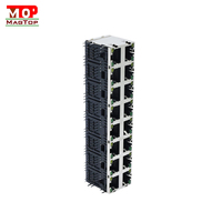 Acoplador Extensor Ethernet RJ45 8P8C Blindado Hembra a Hembra con Montaje en Panel para Extensión LAN