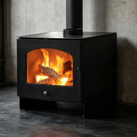 Poêle à bois moderne autoportant pour la maison, idéal pour la chambre et le salon, chauffage intérieur en hiver