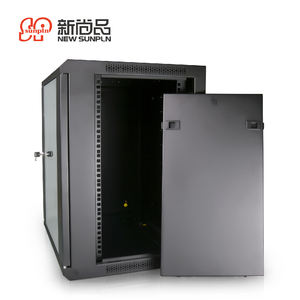 Ventilateur 6u 9u 12U entièrement assemblé PDU inclus boîtier d'armoire mural 19 pouces serveur Rack noir blanc - Product Image 5