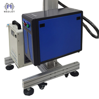 Machine de marquage laser UV entièrement automatique à grande vitesse, impression jet facile à utiliser pour les bouteilles en verre cosmétiques, les boissons et le métal