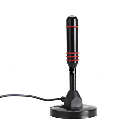 Uhf 360 Rotor Hdtv Antena Indoor Outdoor Hd Tv Aerial Omnidirectional Rotation Amplified Hd Tv Antenna With Magnetic Base