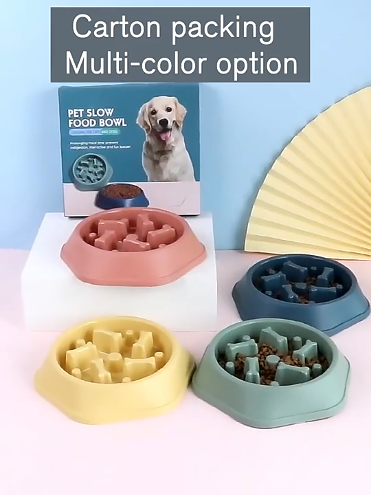 Eco-friendly Slow Feeder Dog Bowl Custom Design Options