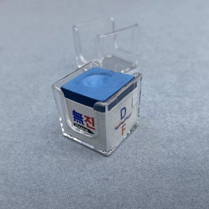 Soporte rectangular de acrílico transparente para tiza de billar, soporte para punta de taco de snooker, expositor de mesa o mostrador - Product Image 3