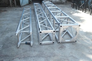 Kit d'arche carrée en aluminium KKMARK de 6,56 pieds, poteau de <span class=keywords><strong>but</strong></span>, boîte aux lettres, support de télévision, support de lumière DJ, support de haut-parleur, système de treillis d'éclairage - Product Image 4