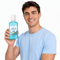 Bain de bouche à la menthe naturelle sans alcool, best-seller, spray buccal antibactérien biologique, bain de bouche pour adultes