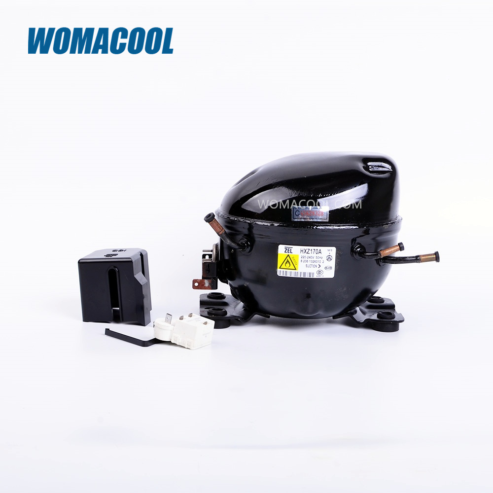 ZEL Zanussi HXZ170A 1/4hp R600a Refrigeration Compressor - 220