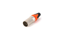 Échantillon gratuit OEM complet connecteur XLR en cuivre fin, prise mâle canon pour microphone de système de sonorisation d'éclairage de scène