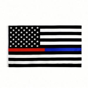 Banderas Nacionales de Alta Calidad con Diseño Bordado de la Bandera de EE. UU., Banderas Americanas en Material Plástico y Nylon - Product Image 6