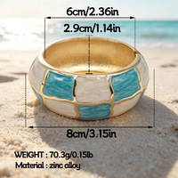 Gelang Enamel Gaya Musim Panas Terlaris Perhiasan Ekspor Perdagangan Luar Negeri ke Eropa dan Amerika Serikat Kreatif dan Personal