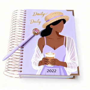 مخطط أسبوعي للياقة البدنية لعام 2026 مقاس A5 مطبوع وملفوف حلزونيًا - Product Image 3