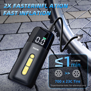 <span class=keywords><strong>Mini</strong></span> pompes à vélo portables <span class=keywords><strong>pompe</strong></span> à air de gonflage numérique petite <span class=keywords><strong>pompe</strong></span> à air de vélo portable avec batterie intégrée - Product Image 2