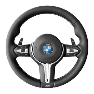 Voll leder lenkrad für BMW F Series Auto lenkrad Genre