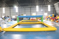 Terrain de volley-ball gonflable pour piscine, plage et extérieur Zhenmei