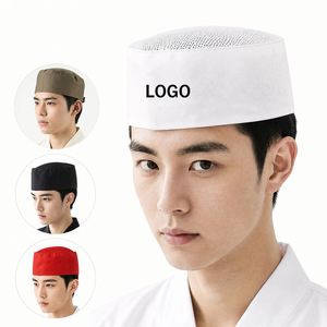Gorro de Chef Profesional Japonés de Malla, Diseño Clásico, Ligero y Transpirable, para Uso en Restaurantes y Hoteles, Unisex, Servicio OEM - Product Image 1
