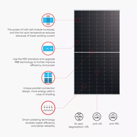 Panel surya lgi 580W 590W 600W 585 W Panel surya Mono Kit sistem surya teknologi setengah potong