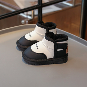 Children's Autumn Winter Girls and Boys Snow Boots <b>Soft</b> Sole Non-Slip Casual Warm <b>Shoes</b> for Kid Crib Plush Outdoor <b>Shoes</b> - Product Image 2