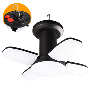 2025 nuevo 6 modos recargable USB Solar plegable LED tienda de luz con gancho colgante carga del teléfono lámpara de Camping iluminación fotográfica - Product Image 1