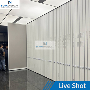 Boya cao cấp tùy chỉnh gạch Granite thạch anh đá mẫu điện kéo đẩy gốm gạch hiển thị đứng cho showroom - Product Image 3