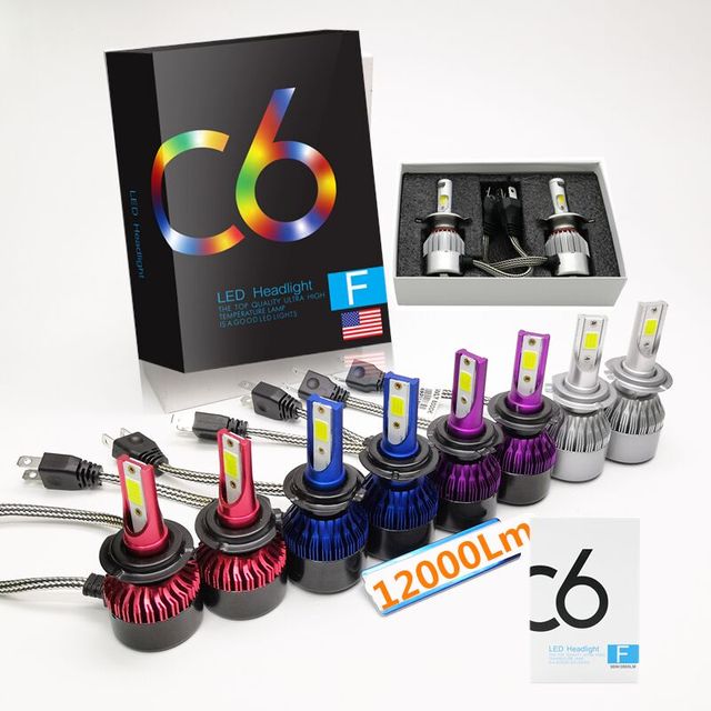 Cheap LED Lights Wholesale Auto Faros 880 Waterproof Lamp H1 H3 H11 9005 9006 H7 C6 H4 Car Led Headlight