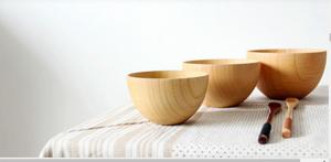 Tazón de Ensalada de Madera de Alta Calidad, Tazón Redondo Japonés para Ramen, Vajilla para el Hogar y la Cocina - Product Image 4