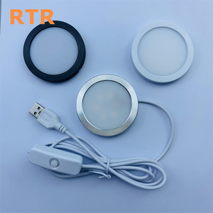 Fábrica USB RGB LED debajo del Gabinete Impresión 3D Puck Light Control remoto Estante Iluminación para Bambu Lab Lámpara Led <span class=keywords><strong>Shell</strong></span> Base de luz LED - Product Image 5