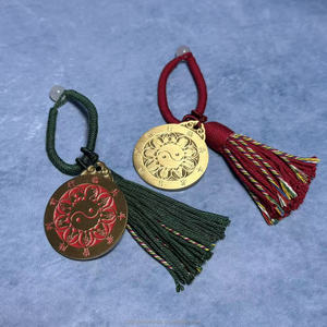 Exquisito Amuleto de Latón Yin Yang con <span class=keywords><strong>Ocho</strong></span> <span class=keywords><strong>Trigramas</strong></span>, Colgante Tradicional Chino de Feng Shui para Decoración del Hogar, Coche u Oficina, Regalo - Product Image 6