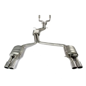 Escape Catback con Válvulas de Acero Inoxidable Pulido a Espejo EXR <span class=keywords><strong>Tuned</strong></span> para Audi S4/S5 B8/B8.5 3.0T 2013-2019 - Product Image 1