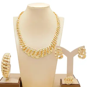 Ensemble de bijoux en zircon pour femmes, collier artificiel, strass, élégant, pour mariée, vente en ligne, vente en gros, collection