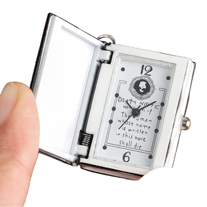 Reloj de <span class=keywords><strong>bolsillo</strong></span> de cuarzo Death Note de Anime japonés, collar antiguo, colgante de cadena para hombres y mujeres, regalo de recuerdo - Product Image 1