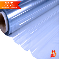 Rouleau de film PVC souple transparent résistant à l'humidité avec moulage par soufflage pour sacs cosmétiques