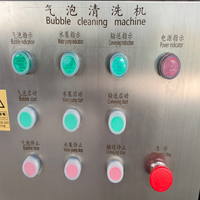 Industriële fruit- en groentewasmachine met luchtbellenwasmogelijkheid voor de verwerking van aardappelen, wortelen en uien.