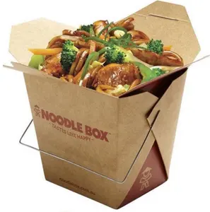 厂家直销定制印刷高品质面食食品包装盒食品级纸面盒带手柄