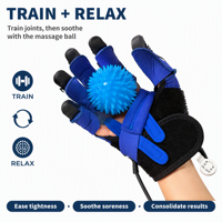 Gants robotisés de rééducation pour exercices des doigts, entraînement de la main post-AVC, pour la récupération de la main gauche ou droite en cas d'hémiplégie