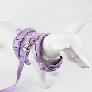 Venta al por mayor de arneses para perros de lujo Biothean impermeable de PVC collar de mascotas Correa conjunto ajustable de diseñador personalizado arnés para perros - Product Image 5