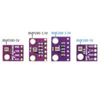 Capteur numérique de pression barométrique et d'altitude 3-en-1 BME280 3.3V 5V I2C/SPI, module d'humidité et de température haute précision (version continentale)