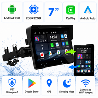 Android 13.0 7 İnç IP67 Su Geçirmez Google Play Store Uygulamaları İndirme Uyku Modu Carplay Motosikletler İçin Motosiklet Ekranı