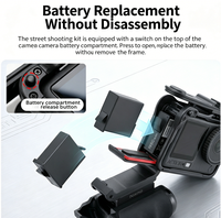 Housse de protection professionnelle en plastique PC de haute qualité pour caméra vidéo Action 6 Full Frame