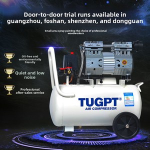 Compresseur d'air électrique compact TUGPT TGY30 sans huile, <span class=keywords><strong>silencieux</strong></span>, pour usage domestique, peinture au pistolet, travail du bois, <span class=keywords><strong>gonfleur</strong></span> dentaire - Product Image 3