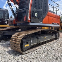 Excavatrice Doosan DX300LCA d'occasion de haute qualité, faible nombre d'heures de travail, état d'origine, pelle sur chenilles prête pour expédition maritime