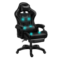 Chaises de jeu, chaise de jeu, fauteuil de bureau, ordinateur, lumière LED RVB bon marché, course, cuir PU, chaises gamer, chaise de jeu