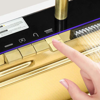 Évier de Cuisine Grande Taille Multifonction en Acier Inoxydable 304 Anti-Rayures avec Affichage Numérique Intelligent Type Piano et Robinet Cascade