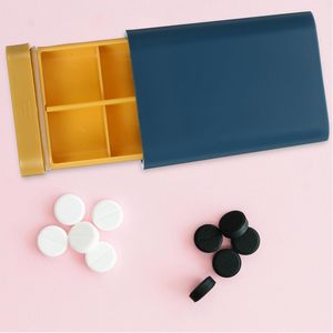 Stylish Plastic Portable Pill <b>Box</b> <b>Waterproof</b> Weekly Travel Pill <b>Storage</b> Organizer - Product Image 4