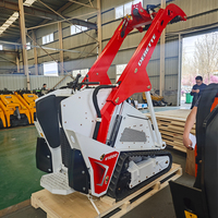 Steuerinklusive Sonderpreis Kostenloser Versand für Tracked Small Loaders V1000 Mini-Kompaktlader Baumaschinen