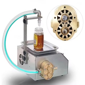 Machine de remplissage semi-automatique pour miel, huile d'olive et huiles comestibles, avec pompe rotative, remplisseur de pailles pour miel, électrique, pour emballages <span class=keywords><strong>en</strong></span> verre et PET - Product Image 3